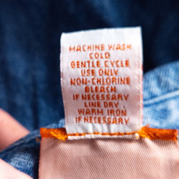 Hearts of Palm Women’s Denim Jacket Boho Charm Cottagecore Floral Applique Sz 14 - Picture 8 of 9